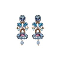 Orecchini Ayala Bar Donna Blue Bird in Lega metallica Cristallo C2181 - C2181